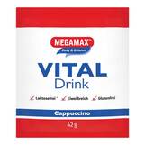 Abbildung: Megamax Vital Drink Cappuccino Pulver Pulver, 42 g PZN 18159557