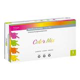 Produktbild Nitril Handschuhe unste.puderfrei Gr&ouml;&szlig;e L Color Mix