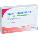 Abbildung: Rivaroxaban STADA 15 mg Filmtabletten Filmtabletten, 42 St PZN 18358825