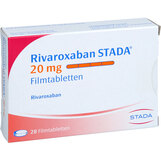 Abbildung: Rivaroxaban STADA 20 mg Filmtabletten Filmtabletten, 28 St PZN 18358860