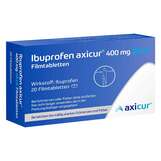 Produktbild Ibuprofen axicur® 400 mg akut Filmtabletten