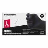 Produktbild Domotherm Untersuchungshandschuhe Nitril unste.pf L schwarz