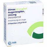 Abbildung: Dimaz 20 mg / ml Augentropfen Lösung unkonserviert Augentropfen, 2X10 ml PZN 18654423