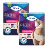 Abbildung: Tena Silhouette Plus L creme Inkontinenz Pants 2X8 St PZN 18665013