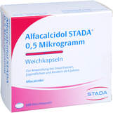 Abbildung: Alfacalcidol STADA 0,5 Mikrogramm Weichkapseln Weichkapseln, 100 St PZN 18667696