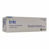 Produktbild Emla 25 mg / g + 25 mg / g Creme