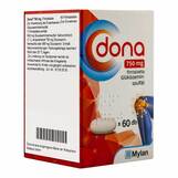 Abbildung: Dona 750 mg Filmtabletten Filmtabletten, 60 St PZN 18754722