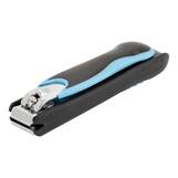 Produktbild Nagelknipser 9 cm mit Nagelfang schwarz / blau