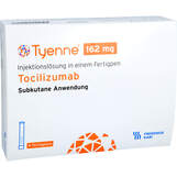 Abbildung: Tyenne 162 mg / 0,9 ml Injektionslösung in einem Fertigpen Injektionslösung in einem Fertigpen, 4 St PZN 18817635