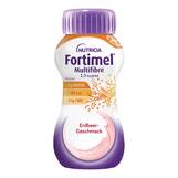 Abbildung: Fortimel Multifibre 1.5 kcal Erdbeergeschmack Flüssigkeit, 32X200 ml PZN 19095799