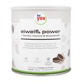 Produktbild For You eiwei&szlig; power Cookies &amp; Cream Pulver