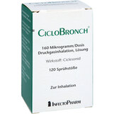 Abbildung: Ciclobronch 160 µg / Dosis Druckgasinh.Lösung 120 ED Dosieraerosol, 1 St PZN 19107686