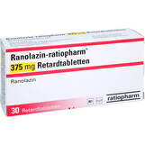 Abbildung: Ranolazin-ratiopharm 375 mg Retardtabletten Retard-Tabletten, 30 St PZN 19114404