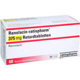 Abbildung: Ranolazin-ratiopharm 375 mg Retardtabletten Retard-Tabletten, 60 St PZN 19114410