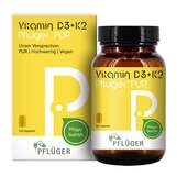 Produktbild Vitamin D3 + K2 Pfl&uuml;ger Pur 1.000 I.E. / 75 µg Kapseln