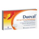 Abbildung: Duoval 500 mg / 150 mg Filmtabletten Filmtabletten, 10 St PZN 19203125