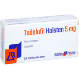 Abbildung: Tadalafil Holsten 5 mg Filmtabletten Filmtabletten, 28 St PZN 19208631