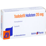 Abbildung: Tadalafil Holsten 20 mg Filmtabletten Filmtabletten, 4 St PZN 19208714