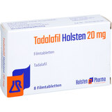 Abbildung: Tadalafil Holsten 20 mg Filmtabletten Filmtabletten, 8 St PZN 19208720