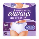Abbildung: Always discreet Inkontinenz Pants plus M Binden, 10 St PZN 19224937