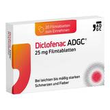 Produktbild Diclofenac ADGC 25 mg Filmtabletten