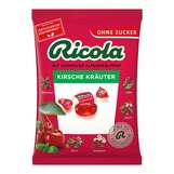 Produktbild Ricola ohne Zucker Beutel Kirsche Kr&auml;uter Bonbons