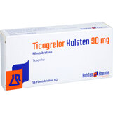 Abbildung: Ticagrelor Holsten 90 mg Filmtabletten Filmtabletten, 56 St PZN 19542979