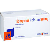 Abbildung: Ticagrelor Holsten 90 mg Filmtabletten Filmtabletten, 100 St PZN 19542985