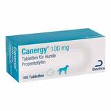 Abbildung: Canergy 100 mg Tabletten für Hunde Tabletten, 100 St PZN 19658110