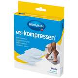 Abbildung: ES-Kompressen steril 10x10 cm 8fach 17fädig Kompressen, 5X2 St PZN 19745808