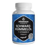 Abbildung: Schwarzkümmelöl Kapseln + Vitamin E Weichkapseln, 240 St PZN 19799075