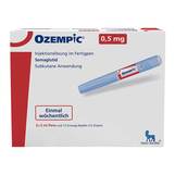 Abbildung: Ozempic 0,5 mg Injektionslösung in einem Fertigpen 3 ml Injektionslösung, 3 St PZN 19810440