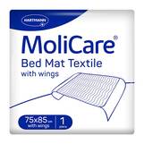 Produktbild Molicare Bed Mat Textile 75x85 cm mit Fl&uuml;gel