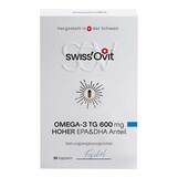 Produktbild Swissovit Omega-3 TG 600 mg Fisch&ouml;l EPA + DHA Kapseln 