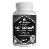 Produktbild Maca Schwarz + Tribulus + Ginseng Komplex Kapseln