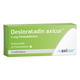 Produktbild Desloratadin axicur 5 mg Filmtabletten