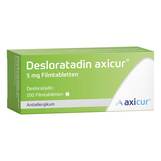 Produktbild Desloratadin axicur 5 mg Filmtabletten