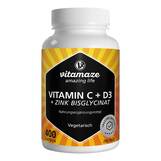 Produktbild Vitamin C + D3 + Zink Bisglycinat vegetarisch Kapseln