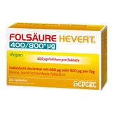 Produktbild Fols&auml;ure Hevert 400 / 800 µg Tabletten