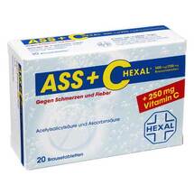 ASS + C Hexal gegen Schmerzen+Fieber Brausetabletten ASS + C Hexal gegen Schmerzen+Fieber Brausetabletten