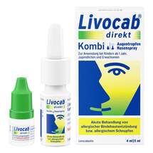 Livocab direkt Kombi 4 ml Augentropfen + 5 ml Nasenspray Livocab direkt Kombi 4 ml Augentropfen + 5 ml Nasenspray