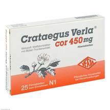 Crataegus Verla Cor 450 mg Filmtabletten Crataegus Verla Cor 450 mg Filmtabletten