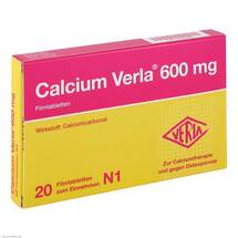 Calcium Verla 600 mg Filmtabletten Calcium Verla 600 mg Filmtabletten