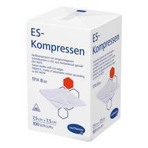ES-Kompressen unsteril 7,5x7,5 cm 8fach ES-Kompressen unsteril 7,5x7,5 cm 8fach