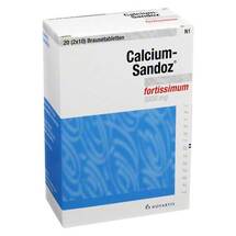 Calcium Sandoz fortissimum Brausetabletten Calcium Sandoz fortissimum Brausetabletten