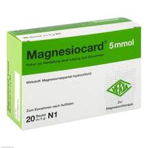 Magnesiocard 5 mmol Pulver Magnesiocard 5 mmol Pulver