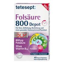 Tetesept Folsäure 800 Depot Tabletten Tetesept Folsäure 800 Depot Tabletten