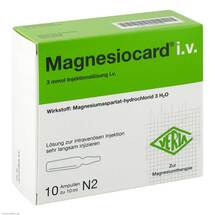 Magnesiocard i.v. Injektionslösung Magnesiocard i.v. Injektionslösung