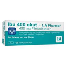 Ibu 400 akut 1A Pharma Filmtabletten Ibu 400 akut 1A Pharma Filmtabletten