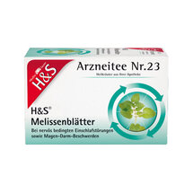 H&S Melissenblättertee Filterbeutel H&S Melissenblättertee Filterbeutel